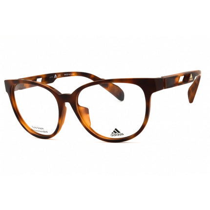 Adidas Unisex Eyeglasses - Dark Havana Sport Wraparound Full Rim Frame | SP5001 052 ,
