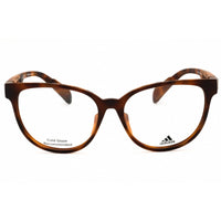 Adidas Unisex Eyeglasses - Dark Havana Sport Wraparound Full Rim Frame | SP5001 052 ,