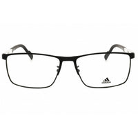 Adidas Men's Eyeglasses - Matte Black Metal Rectangular Full Rim Frame | SP5059 002 ,
