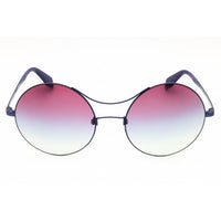 Adidas Women's Sunglasses - Violet/Blue Metal Round Shape Full Rim Frame | OR0002 83T ,