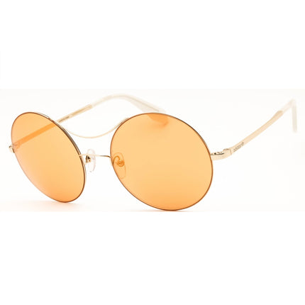 Adidas Women's Sunglasses - Gold Metal Round Shape Full Rim Frame | OR0002 32G ,