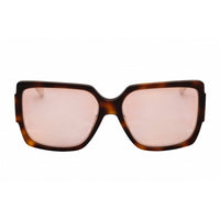 Adidas Women's Sunglasses - Dark Havana Oversized Shape Full Rim Frame | OR0005 52U ,