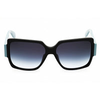 Adidas Women's Sunglasses - Shiny Black Rectangular Shape Full Rim Frame | OR0005 01X ,