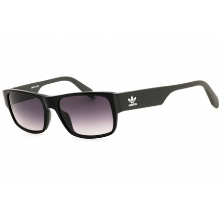 Adidas Men's Sunglasses - Shiny Black Rectangular Shape Full Rim Frame | OR0007 01B ,