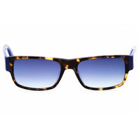 Adidas Men's Sunglasses - Coloured Havana Rectangular Full Rim Frame | OR0007 55W ,