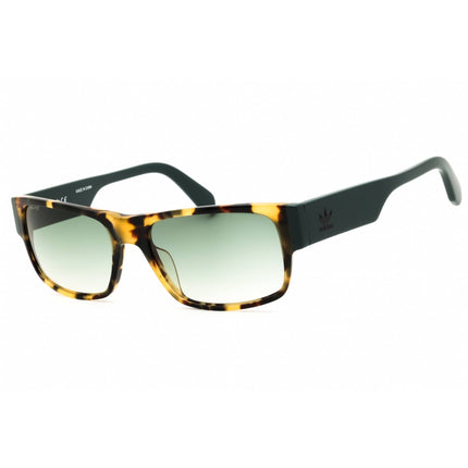 Adidas Men's Sunglasses - Coloured Havana Rectangular Full Rim Frame | OR0007 55P ,