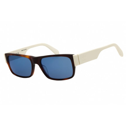 Adidas Men's Sunglasses - Dark Havana Rectangular Shape Full Rim Frame | OR0007 52X ,
