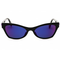 Adidas Women's Sunglasses - Shiny Black Cat Eye Shape Full Rim Frame | OR0010 01Z ,