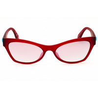Adidas Women's Sunglasses - Matte Red Injected Propionate Cat Eye Frame | OR0010 67G ,