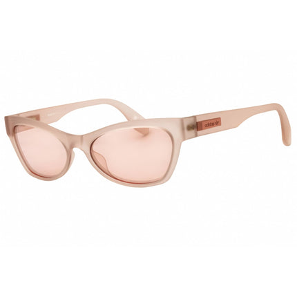 Adidas Women's Sunglasses - Matte Pink Cat Eye Shape Full Rim Frame | OR0010 73U ,