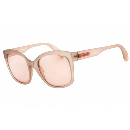 Adidas Women's Sunglasses - Matte Pink Rectangular Shape Full Rim Frame | OR0012 73U ,