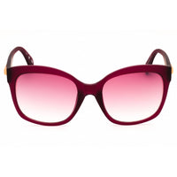 Adidas Women's Sunglasses - Matte Red Rectangular Shape Full Rim Frame | OR0012 67U ,
