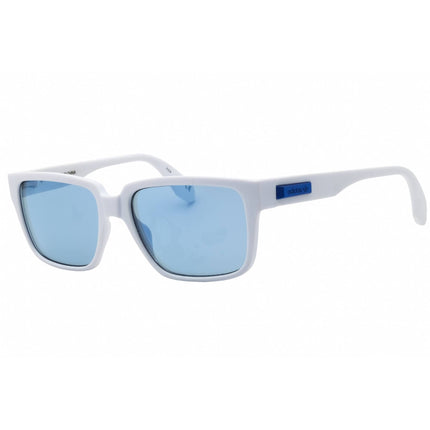 Adidas Men's Sunglasses - White Injected Propionate Rectangular Frame | OR0013 21X ,