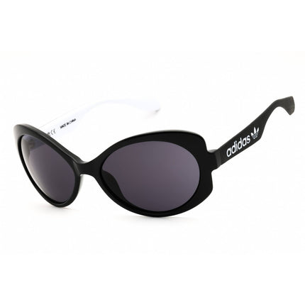 Adidas Women's Sunglasses - Shiny Black Cat Eye Shape Full Rim Frame | OR0020 01A ,