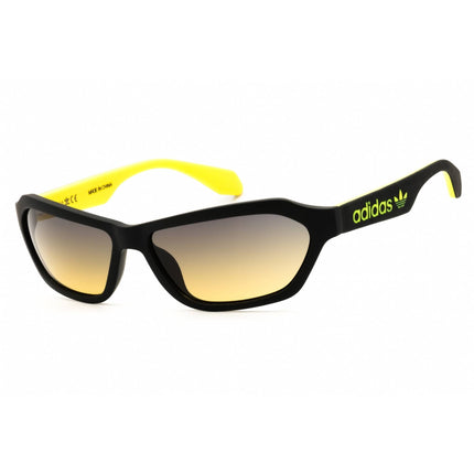 Adidas Unisex Sunglasses - Matte Black Rectangular Shape Full Rim Frame | OR0021 02W ,