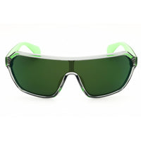 Adidas Unisex Sunglasses - Grey/Black/Green Injected Propionate Frame | OR0022 20Q ,