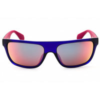 Adidas Men's Sunglasses - Shiny Violet Rectangular Shape Full Rim Frame | OR0023 81Z ,