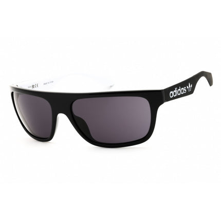 Adidas Men's Sunglasses - Shiny Black Rectangular Shape Full Rim Frame | OR0023 01A ,