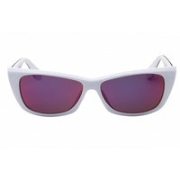 Adidas Women's Sunglasses - White Injected Propionate Cat Eye Shape Frame | OR0027 21Z ,