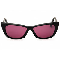 Adidas Women's Sunglasses - Shiny Black Cat Eye Shape Full Rim Frame | OR0027 01Y ,