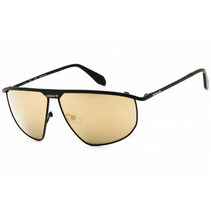 Adidas Men's Sunglasses - Matte Black Metal Oval Shape Full Rim Frame | OR0028 02G ,
