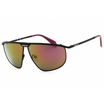 Adidas Men's Sunglasses - Matte Black Metal Oval Shape Full Rim Frame | OR0028 02Z ,