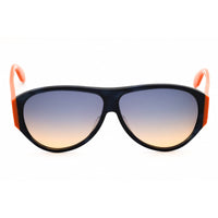 Adidas Women's Sunglasses - Blue/Orange Acetate Oval Shape Full Rim Frame | OR0032 92W ,