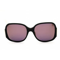 Adidas Women's Sunglasses - Black/White Rectangular Shape Full Rim Frame | OR0033 04G ,