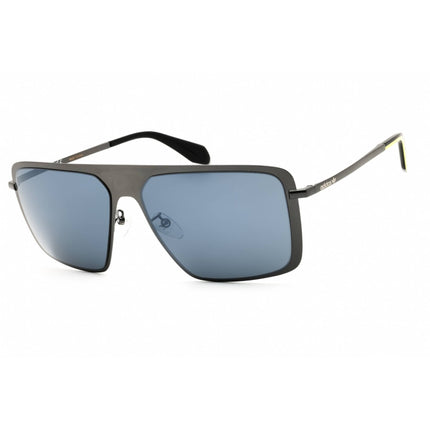 Adidas Women's Sunglasses - Shiny Gunmetal Rectangular Full Rim Frame | OR0036 08C ,