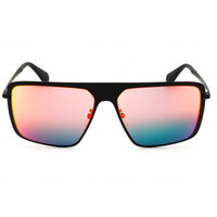 Adidas Men's Sunglasses - Matte Black Rectangular Shape Full Rim Frame | OR0036 02U ,
