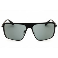 Adidas Men's Sunglasses - Shiny Black Metal Rectangular Full Rim Frame | OR0036 01A ,