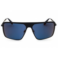 Adidas Men's Sunglasses - Matte Blue Metal Rectangular Full Rim Frame | OR0036 91X ,