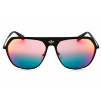 Adidas Unisex Sunglasses - Matte Black Metal Aviator Shape Full Rim Frame | OR0037 02U ,