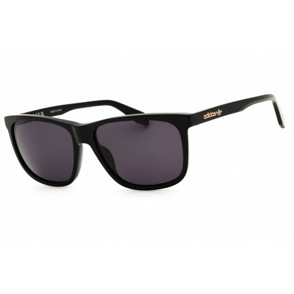 Adidas Men's Sunglasses - Shiny Black Rectangular Shape Full Rim Frame | OR0040 01A ,