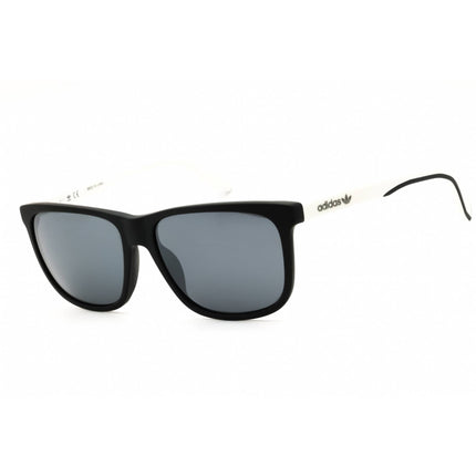 Adidas Men's Sunglasses - Matte Black Rectangular Shape Full Rim Frame | OR0040 02C ,
