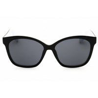 Adidas Women's Sunglasses - Shiny Black Rectangular Shape Full Rim Frame | OR0045 01A ,