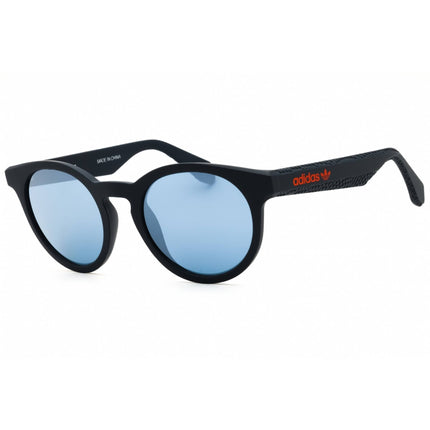 Adidas Unisex Sunglasses - Blue Injected Propionate Round Full Rim Frame | OR0056 92X ,