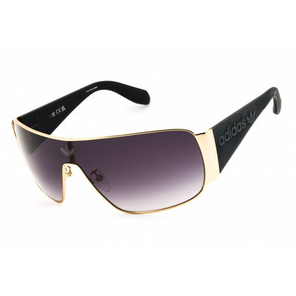Adidas Men's Sunglasses - Shiny Deep Gold Metal Shield Full Rim Frame | OR0058 30B ,