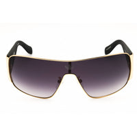 Adidas Men's Sunglasses - Shiny Deep Gold Metal Shield Full Rim Frame | OR0058 30B ,