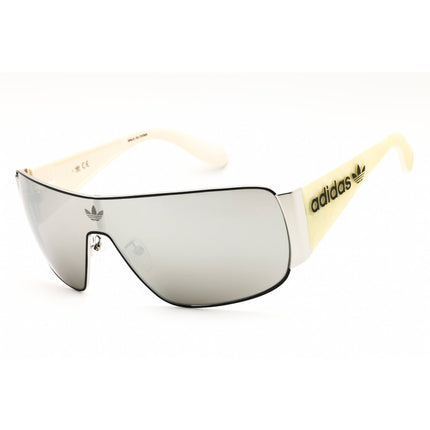 Adidas Men's Sunglasses - Shiny Palladium Metal Shield Full Rim Frame | OR0058 16C ,