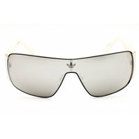 Adidas Men's Sunglasses - Shiny Palladium Metal Shield Full Rim Frame | OR0058 16C ,