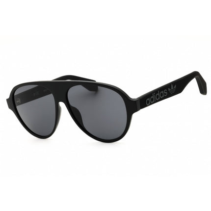 Adidas Men's Sunglasses - Shiny Black Injected Propionate Oval Frame | OR0059 01A ,