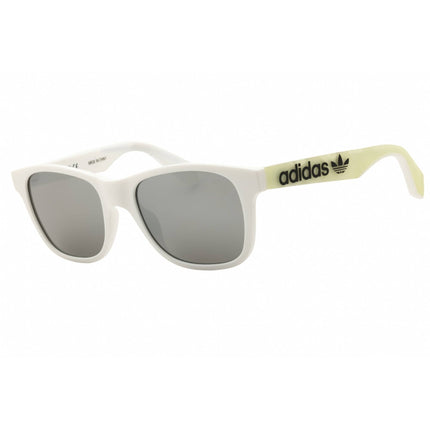 Adidas Men's Sunglasses - White Injected Propionate Rectangular Frame | OR0060 21C ,