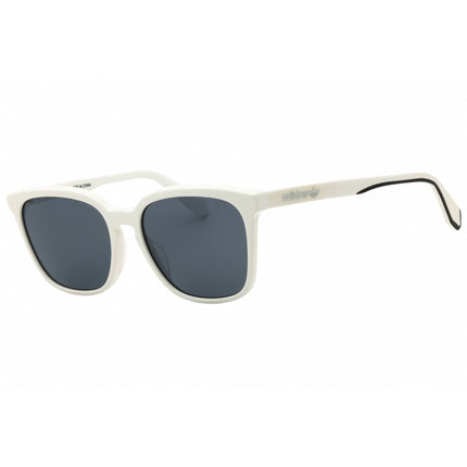 Adidas Unisex Sunglasses - White Acetate Rectangular Shape Full Rim Frame | OR0061 21C ,