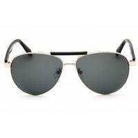 Adidas Men's Sunglasses - Shiny Palladium Metal Aviator Full Rim Frame | OR0063 16A ,