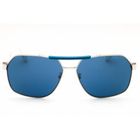 Adidas Men's Sunglasses - Shiny Palladium Rectangular Full Rim Frame | OR0064 16X ,