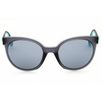 Adidas Women's Sunglasses - Grey/Blue Injected Propionate Round Frame | OR0068 20C ,