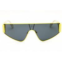 Adidas Unisex Sunglasses - Matte Yellow Metal Shield Shape Full Rim Frame | OR0077 40A ,