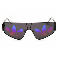 Adidas Unisex Sunglasses - Black/Crystal Metal Shield Full Rim Frame | OR0077 05A ,