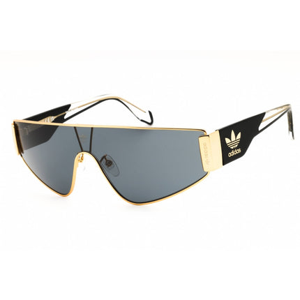 Adidas Unisex Sunglasses - Shiny Rose Gold Metal Shield Full Rim Frame | OR0077 28A ,